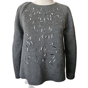 Space Style Concepts Rhinestone Embellished Top Size Small